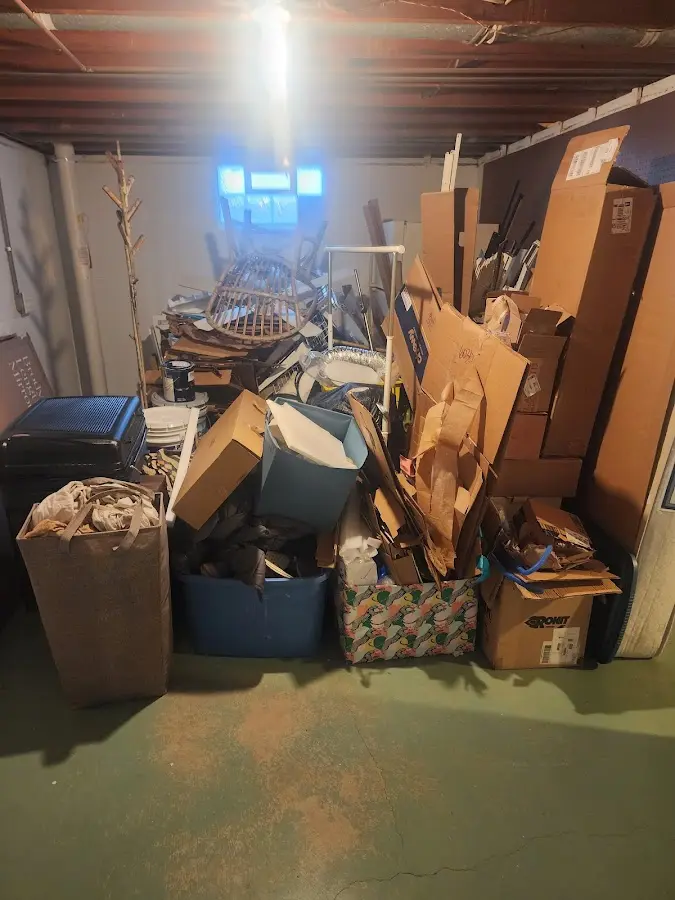 Roll-off dumpster container at job site for 4 Yard Dumpster Rental in Calistoga